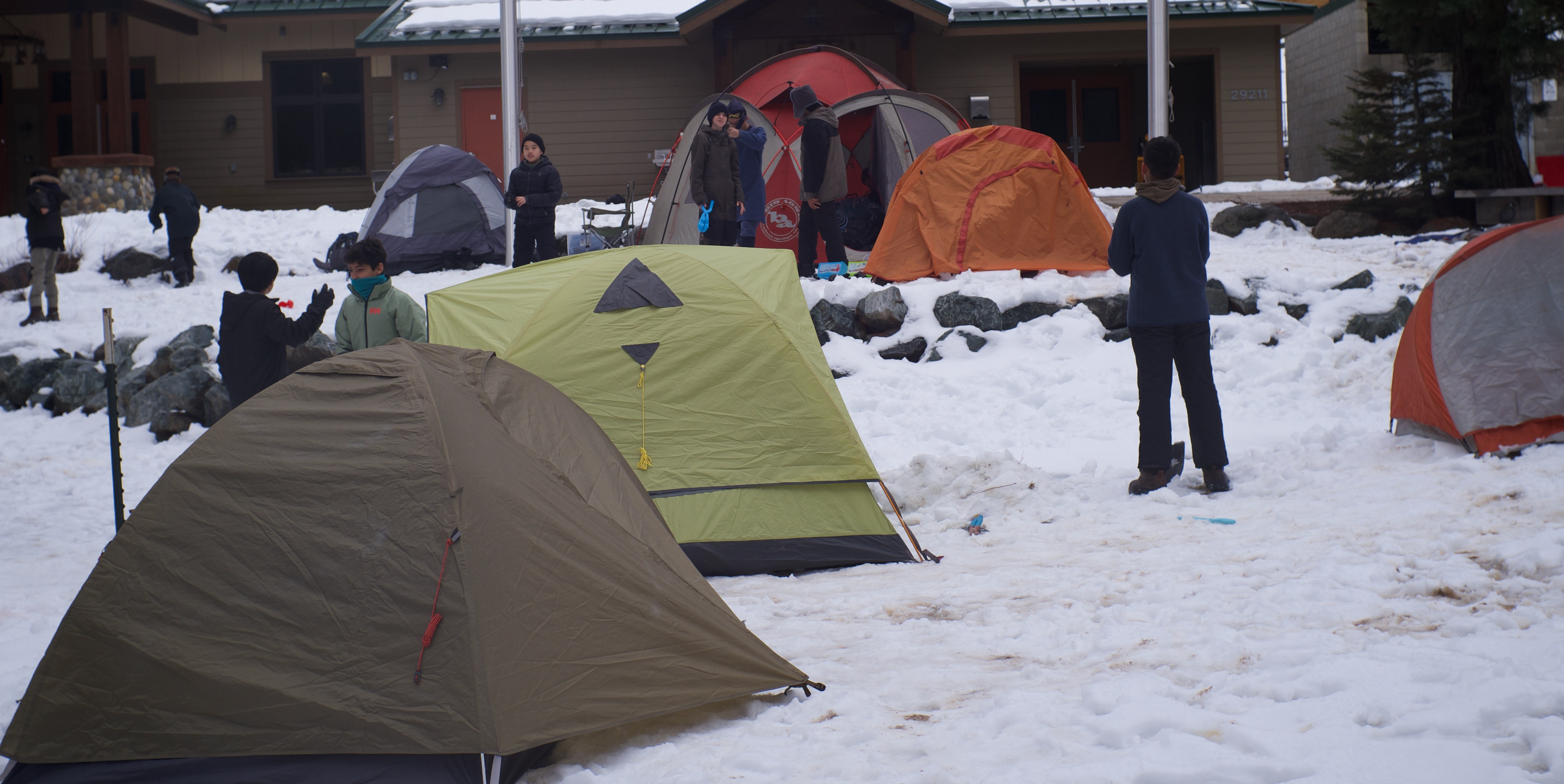 Snow Camping in the Sierras